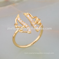 2018 jewelry wholesale newest angle wing ring